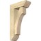 Ekena Millwork Westlake Slat Rough Sawn Bracket w/ Offset Brace, Douglas Fir, 6"W x 16"D x 28"H BKT0604X16X28WTL06RDF - alternate 1